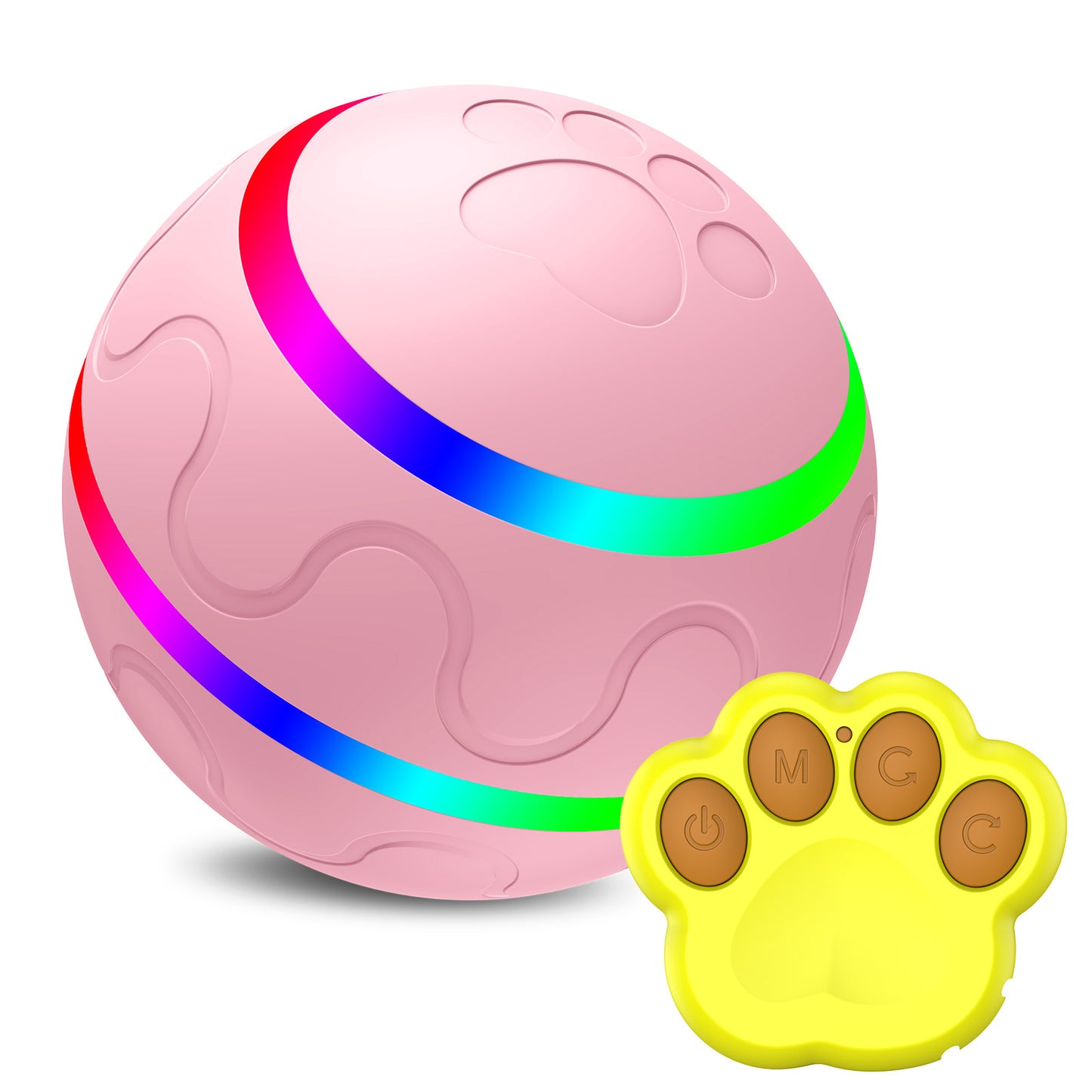 Smart Automatic Cat Toy Ball – USB Self-Rotating Interactive Fun