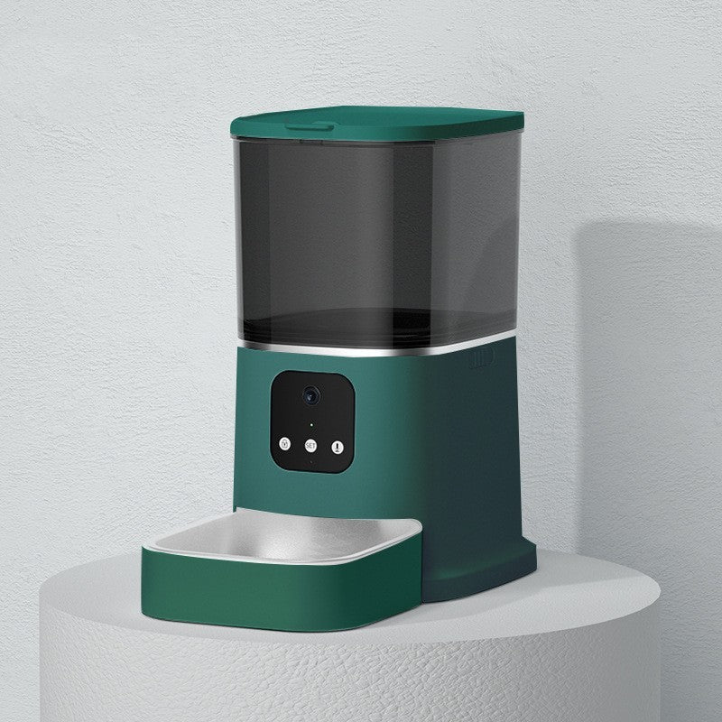 Smart WiFi Automatic Pet Feeder – App Control & Voice Feeding Dispenser