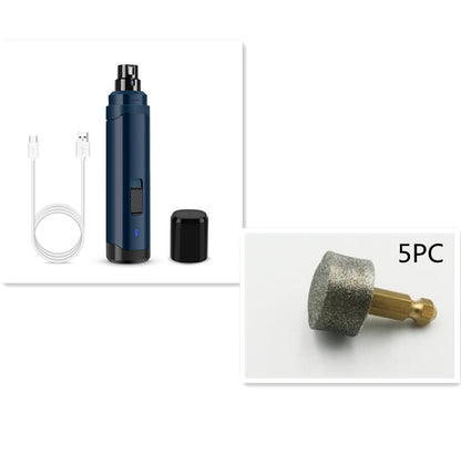 Electric Pet Nail Grinder – Safe & Silent Nail Trimmer for Dogs & Cats