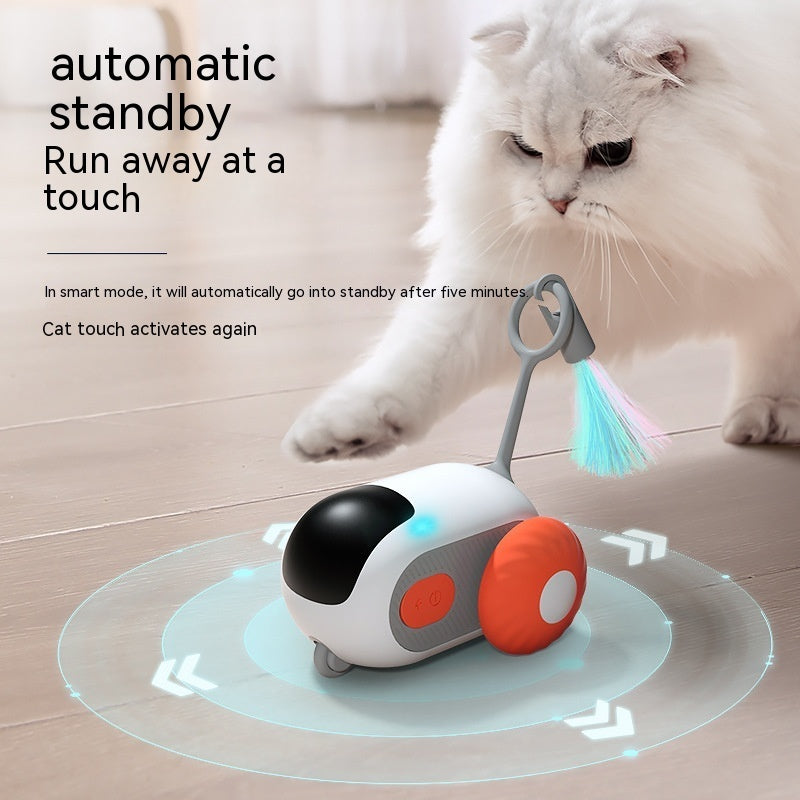 Smart Remote Cat Car Toy – USB Rechargeable Interactive Fun