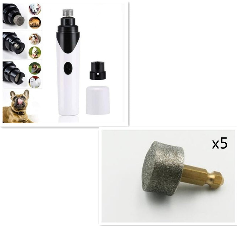Electric Pet Nail Grinder – Safe & Silent Nail Trimmer for Dogs & Cats