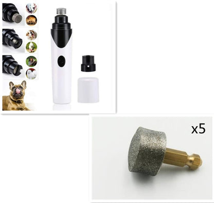 Electric Pet Nail Grinder – Safe & Silent Nail Trimmer for Dogs & Cats