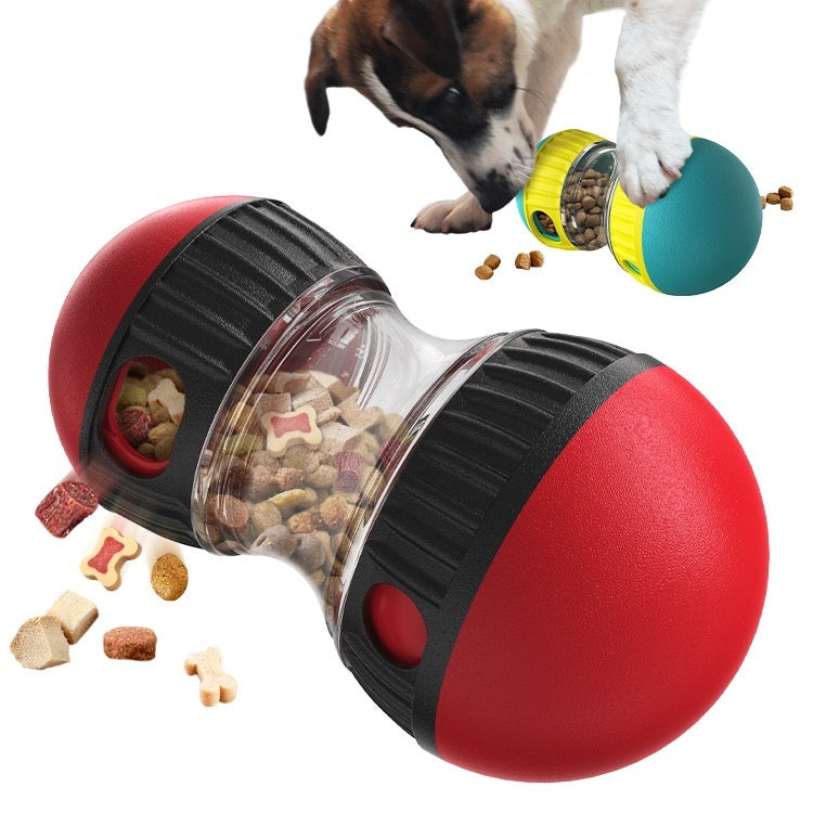 Interactive Food Dispensing Dog Toy – Slow Feeder Tumbler Ball