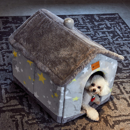 FWarm Pet House – Cozy Sleeping Bed for Dogs & Cats