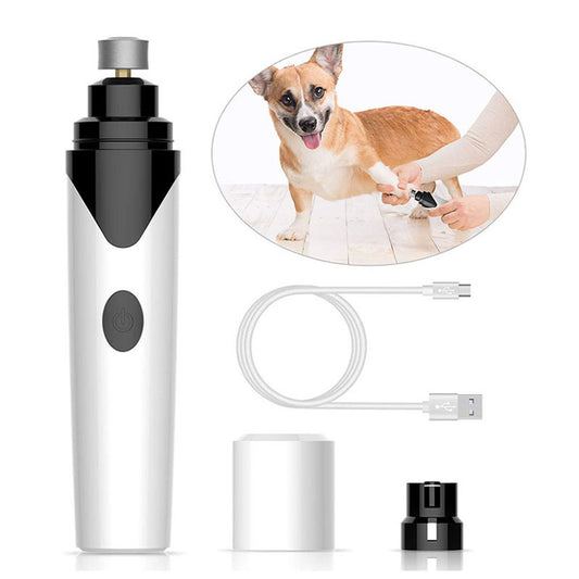 Electric Pet Nail Grinder – Safe & Silent Nail Trimmer for Dogs & Cats