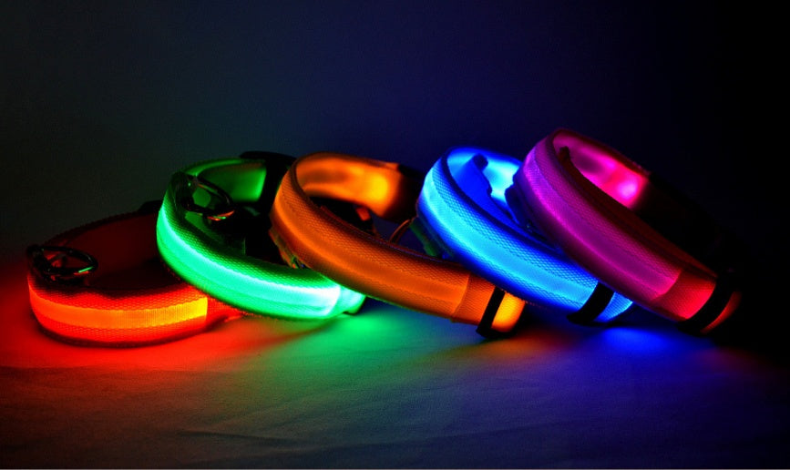 LED Glow Safety Collar – For Dogs & Cats