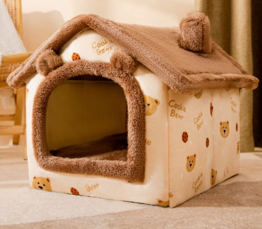FWarm Pet House – Cozy Sleeping Bed for Dogs & Cats