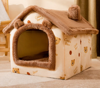 FWarm Pet House – Cozy Sleeping Bed for Dogs & Cats