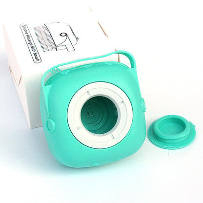 Silicone Pet Bath Gloves – 2-in-1 Massage & Shampoo Brush for Dogs & Cats