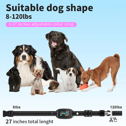Smart Anti-Bark Dog Collar – Rechargeable Waterproof Bark Stopper