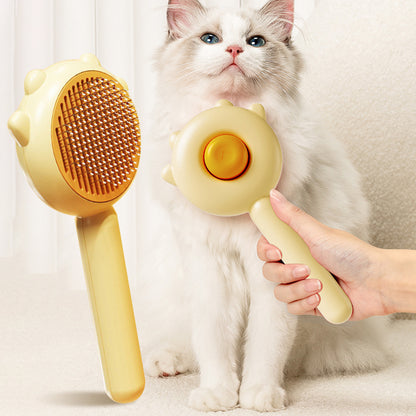 Magic Pet Comb – 2-in-1 Hair Removal & Massage Brush for Cats & Dogs