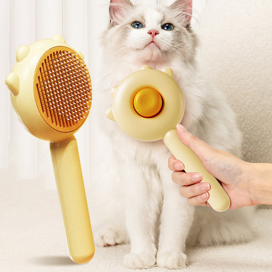 Magic Pet Comb – 2-in-1 Hair Removal & Massage Brush for Cats & Dogs
