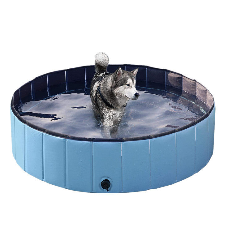 Foldable Dog Splash Pool – Fun, Portable & Super Durable