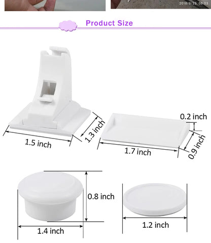 Safety Locks (Invisible): Magnetic Cabinet and Drawer Latches, Childproofing.