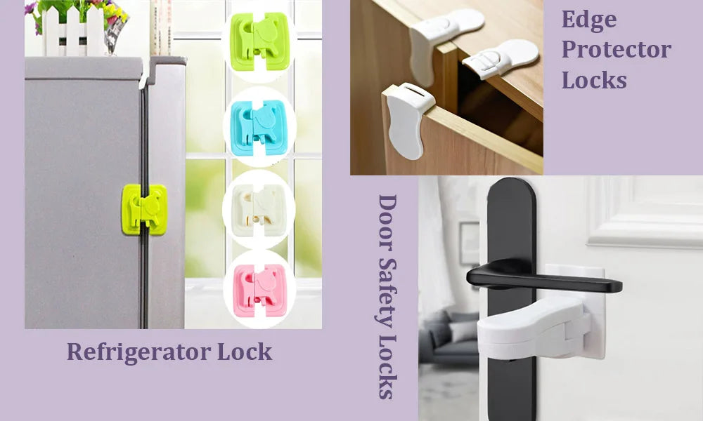 Fridge Freezer Door Catch Lock: Child Proofing accessory