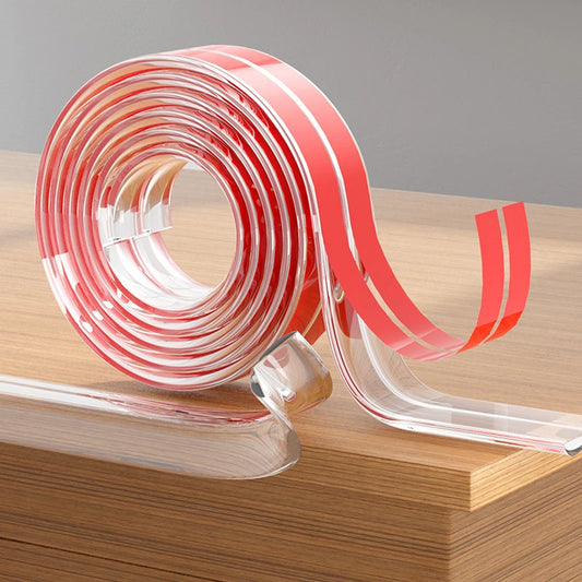 Corner Guard for Tables and Furniture- Double-Sided Tape, Transparent PVC,  Anti-Collision