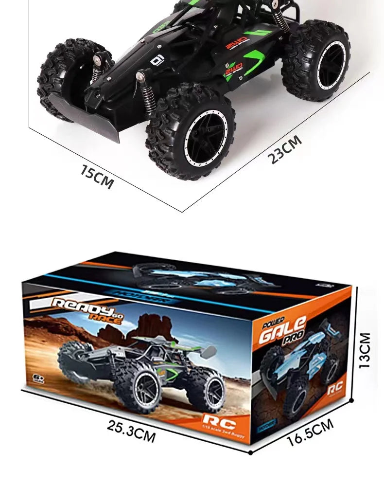 RC Car GTR 2.4G - High-Speed Drift Racing Car, 4WD Off-Road Radio Remote Control Vehicle