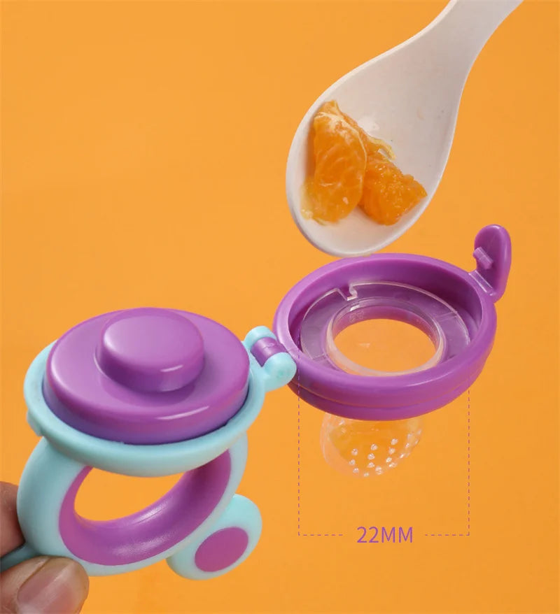 BPA-Free Baby Teether (Fruit & Food Feeder)