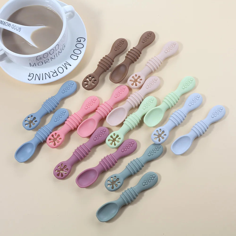 Spoons Set (2PCS): Food Grade Silicone