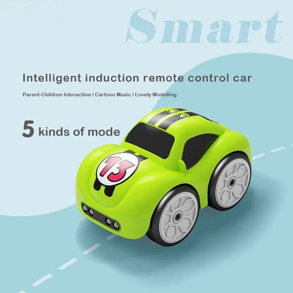 RC Intelligent Sensor Control Cartoon Mini Car. Packed with Smart Music, Lighting, and Intuitive Sensors.