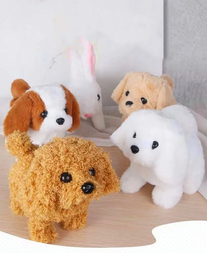 Interactive Walking and Barking Baby Toy Dogs: Fun Montessori Playtime Companions for Girls and Toddlers