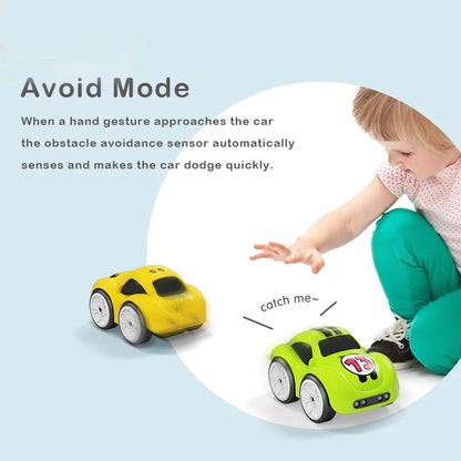 RC Intelligent Sensor Control Cartoon Mini Car. Packed with Smart Music, Lighting, and Intuitive Sensors.