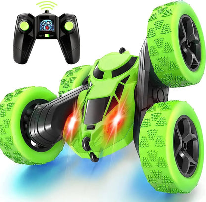 RC Stunt Car for Children - Prepare for Double-Sided Flips, 360-Degree Rotation, and Off-Road Drifts