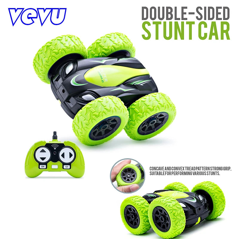 Mini Stunt Car! Experience Wireless Remote Control, Double-Sided 360 Degree Rotation, and Thrill-Seeking Adventures