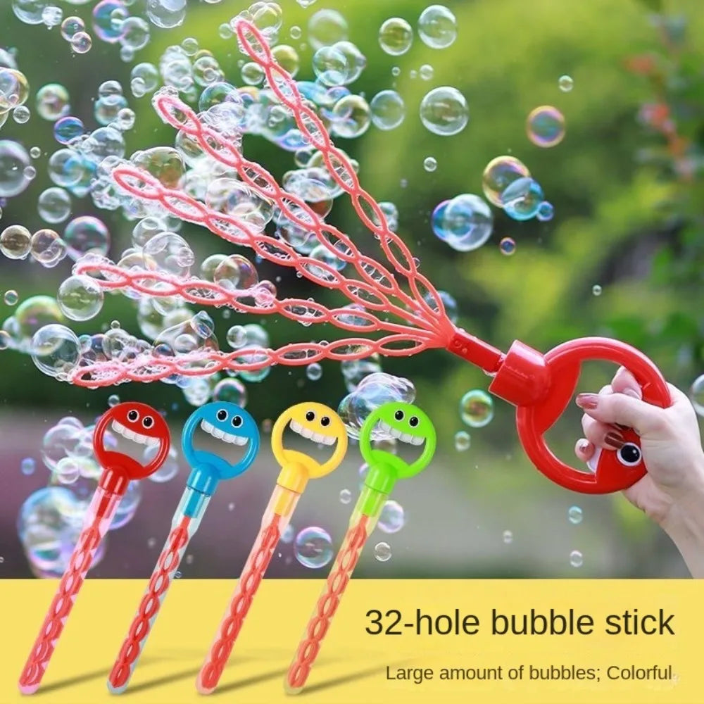 5 Claw Shaped 32-Hole Bubble Wand: Big Bubble Tool for Kids, Soap Blowing Fun with 32-Hole Tube Toy