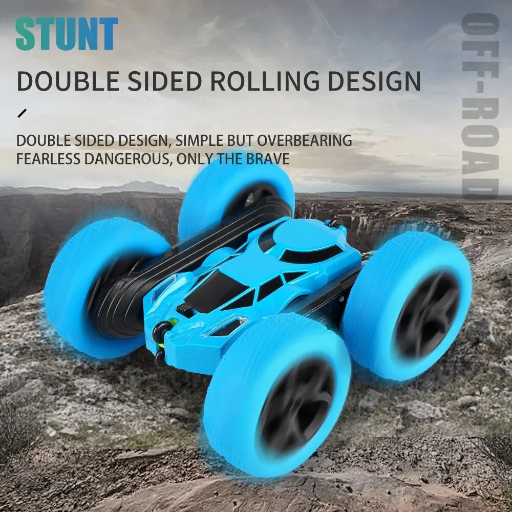 RC Stunt Car for Children - Prepare for Double-Sided Flips, 360-Degree Rotation, and Off-Road Drifts