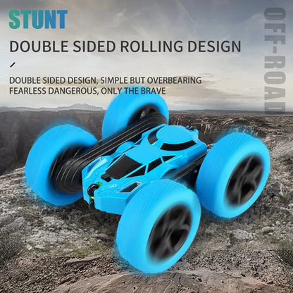 RC Stunt Car for Children - Prepare for Double-Sided Flips, 360-Degree Rotation, and Off-Road Drifts