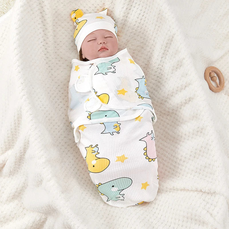 Cotton Swaddle Wrap - Sleeping Bag Set