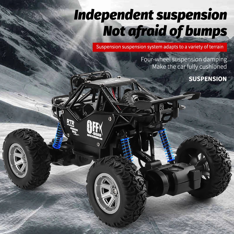 Ultimate Off-Road Buggy -2WD RC Car with LED Lights - Radio Remote Control Trucks