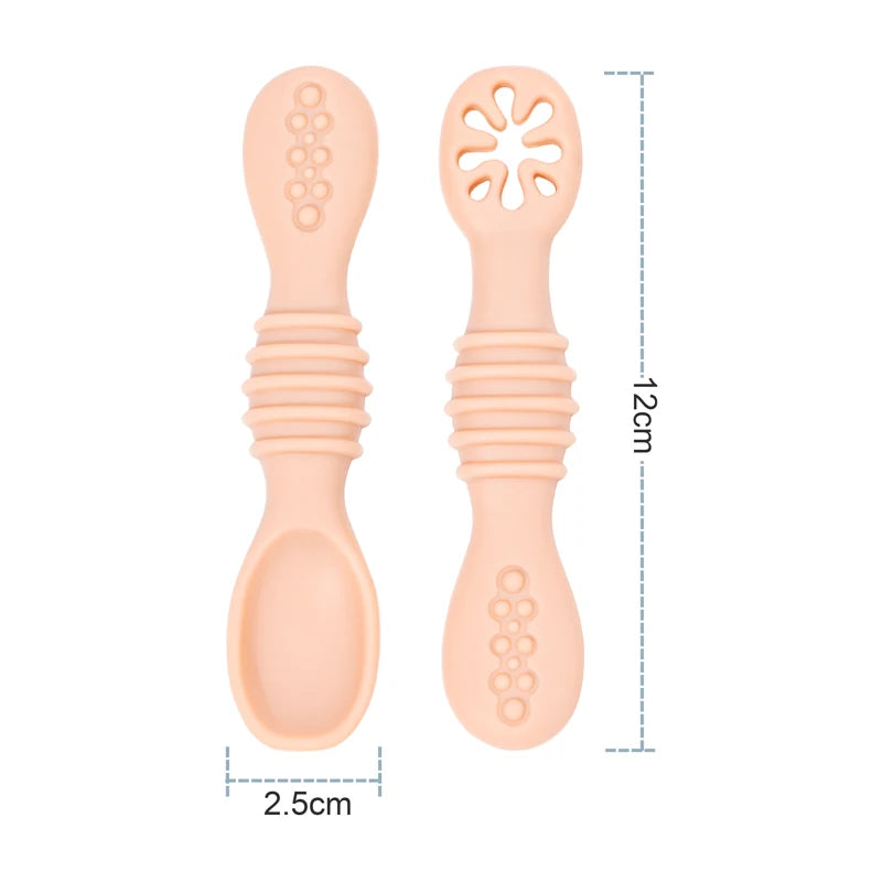 Spoons Set (2PCS): Food Grade Silicone