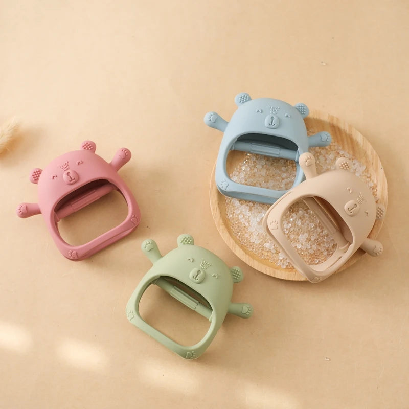 Teether Gloves: Silicone, BPA-Free Anti-Eating Hand Teething Toy