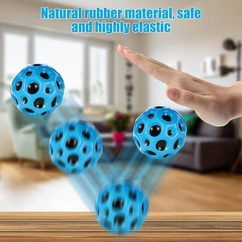 High Bouncing Rubber Balls for Kids - Sensory Fidget Toys, Stress Relief, Sports Training & Outdoor Games