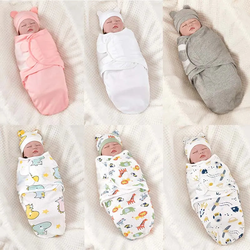 Cotton Swaddle Wrap - Sleeping Bag Set