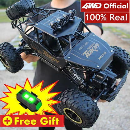 4WD RC Off-Road Car 4x4 - Ultimate Racing Buggy Truck with LED Lights - Remote Control Drift Car