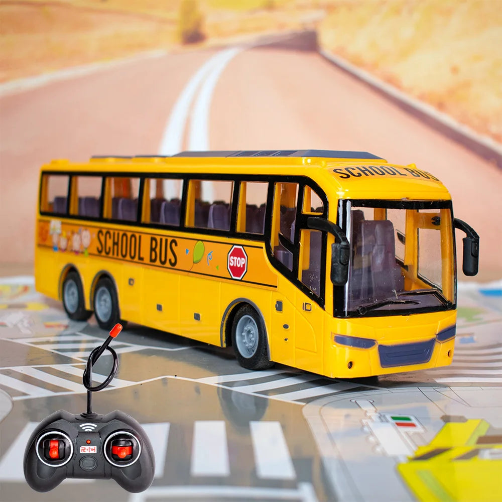 School Bus -Remote Controlled – Exciting Tour Bus Experience.