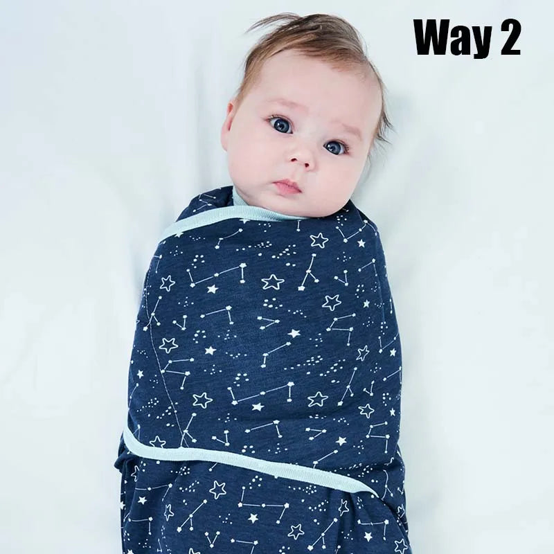 Baby Blanket Swaddle Wrap: 100% Cotton