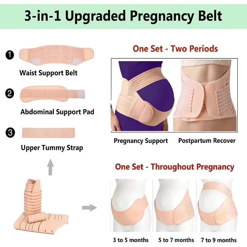 Ultimate Pregnancy Support: Adjustable Maternity Belly Band for Comfort and Care