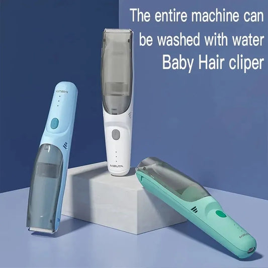 Baby Electric Hair Trimmer: Waterproof and suction powered (Hair Clipper)