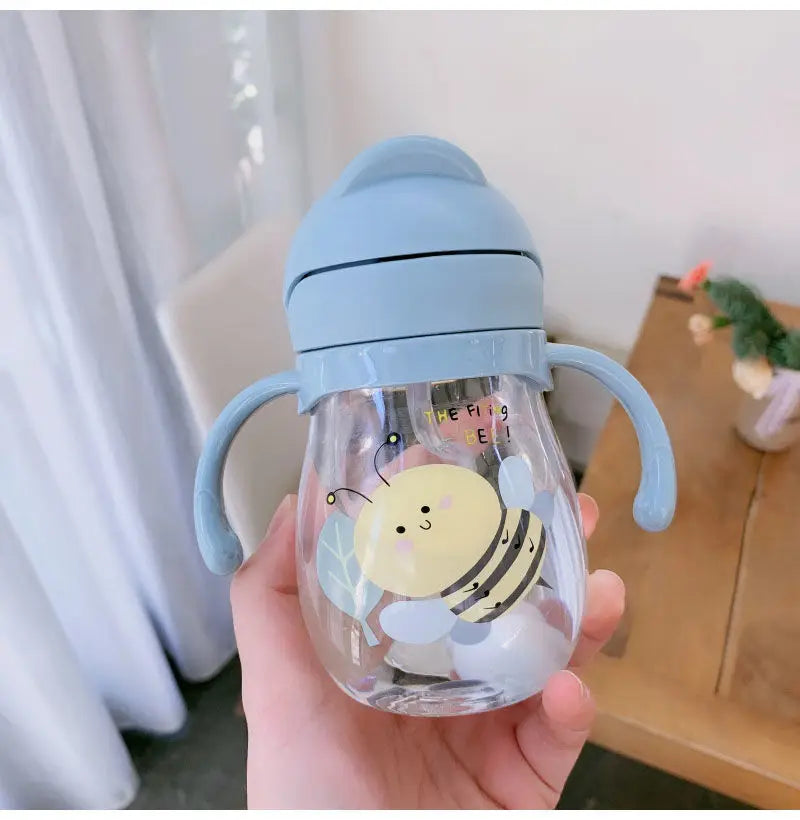 Feeding Bottle with Straw and Gravity Ball (350ml)