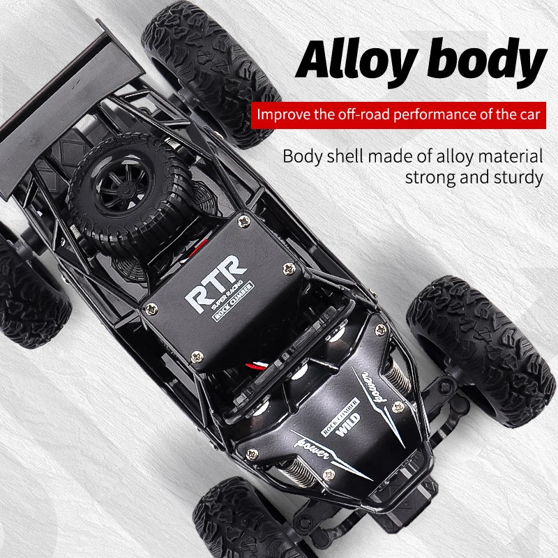 Ultimate Off-Road Buggy -2WD RC Car with LED Lights - Radio Remote Control Trucks