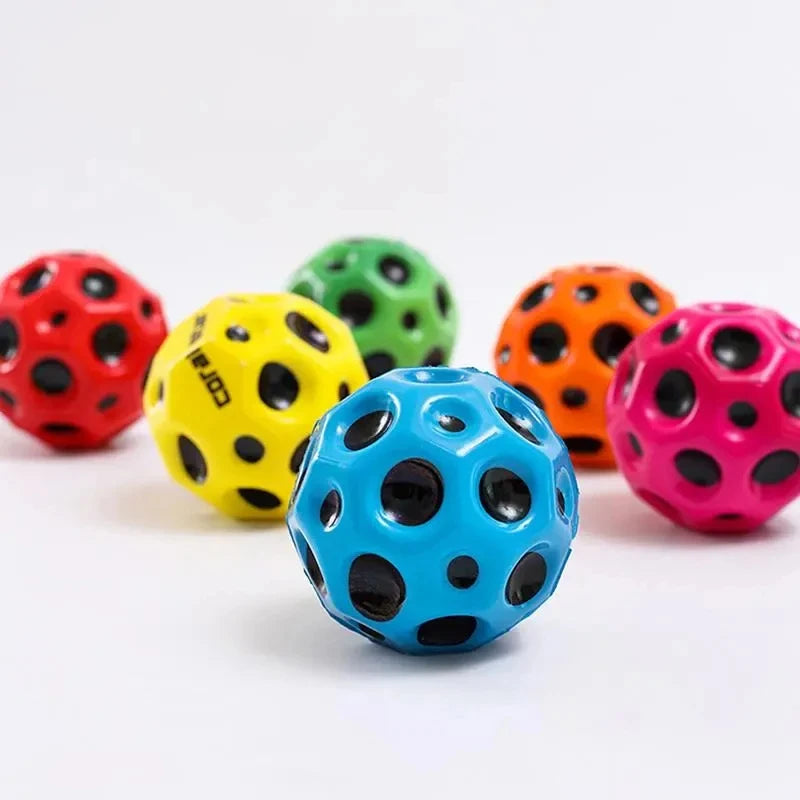 High Bouncing Rubber Balls for Kids - Sensory Fidget Toys, Stress Relief, Sports Training & Outdoor Games