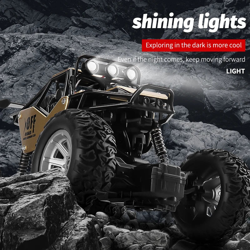 Ultimate Off-Road Buggy -2WD RC Car with LED Lights - Radio Remote Control Trucks