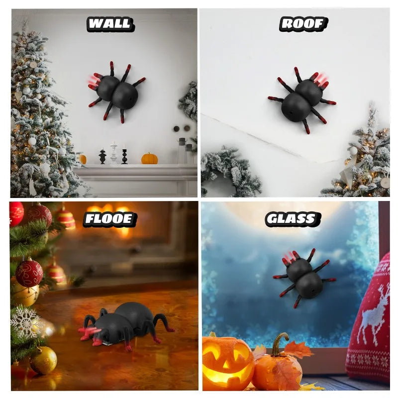 Prank with RC Spider - Wall Climbing,  Stunt Car, Perfect Christmas and Halloween