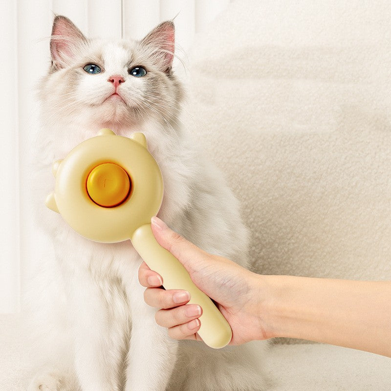 Magic Pet Comb – 2-in-1 Hair Removal & Massage Brush for Cats & Dogs