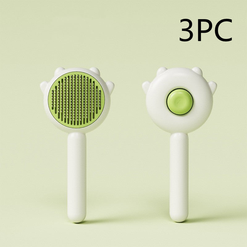 Magic Pet Comb – 2-in-1 Hair Removal & Massage Brush for Cats & Dogs