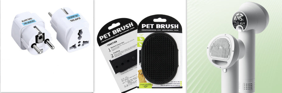 Smart Pet Dryer Brush – 2-in-1 Blow & Comb for Dogs & Cats